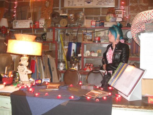photo of front counter at the old general store in Lupus, Missouri